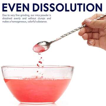 ORTICX Mica Powder for Epoxy Resin - Lip Gloss Pigment Powder - Hand Soap Making Supplies - Resin Color Pigment - 24 Color Natural Powder Pigments