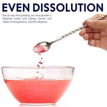 ORTICX Mica Powder for Epoxy Resin - Lip Gloss Pigment Powder - Hand Soap Making Supplies - Resin Color Pigment - 24 Color Natural Powder Pigments