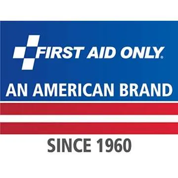 First Aid Only 17-005 Bandage Scissors and Forceps Tweezers Set for First Aid and More