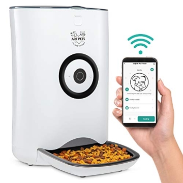 Arf Pets Smart Automatic Pet Feeder - Wi-Fi Enabled with 29-Cup Capacity and Easy App Control