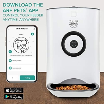 Arf Pets Automatic Smart Pet Feeder with Wi-Fi Capability