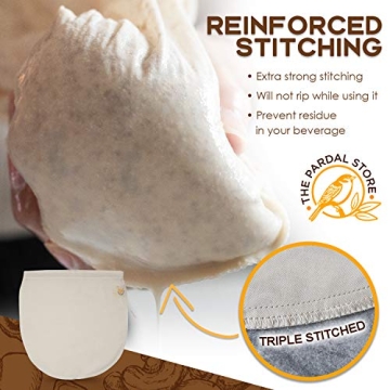 2024 New Organic Nut Milk Bags - 2 Pack Reusable 14x14"