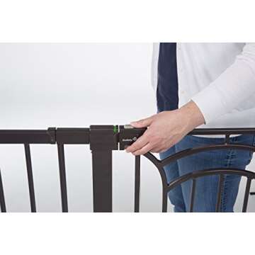 Safety 1st Decor Easy Install Tall & Wide Baby And Pet Gate With Pressure Mount Fastening