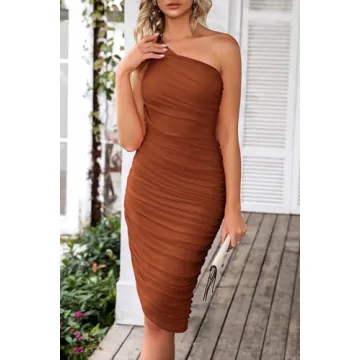 Sleek PRETTYGARDEN Ruched Bodycon Dress for Summer Events