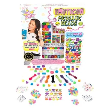 Just My Style Emoticon Message Beads DIY Jewelry Fun