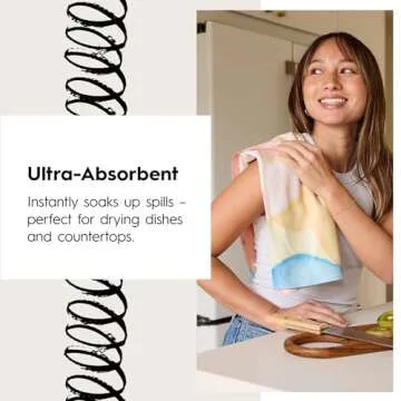Quick Dry Microfiber Kitchen Towels - GEOMETRY Collection