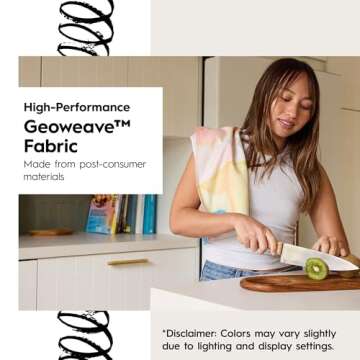 Quick Dry Microfiber Kitchen Towels - GEOMETRY Collection