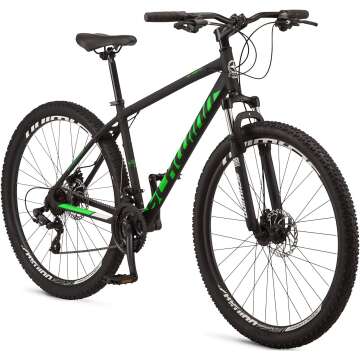 Schwinn High Timber Mountain Bike for Youth and Adults - Durable Aluminum & Steel Frame, 7-21 Speeds...