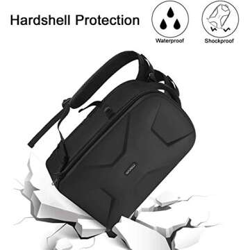 MOSISO Waterproof Camera Backpack for DSLRs & Laptops