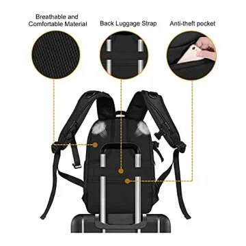 MOSISO Waterproof Camera Backpack for DSLRs & Laptops
