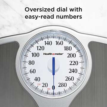 Health O Meter Oversized Dial Scale - Easy to Read, Durable & Precise