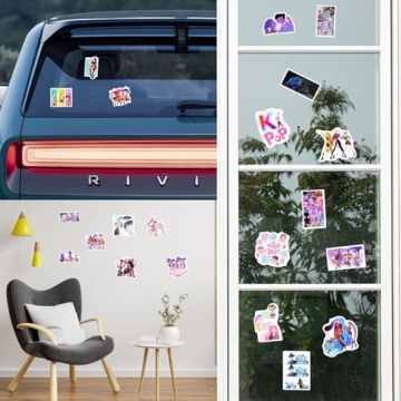 Kpop Demon Hunters Holographic Stickers for Creative Fun