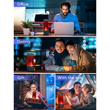 Vibrant Warm Volcano Lava Lamp for Unique Home Decor