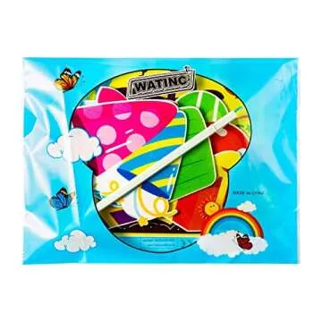 WATINC Set of 5 Happy Birthday Yard Signs with Plastic Stakes Birthday Cake Cupcake Balloon Gift Box Waterproof Lawn Sign Large Single Sided Outdoor for Colorful Birthday Party Decorations