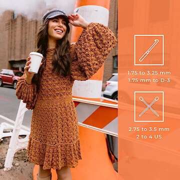 CíRCULO Anne Yarn for Crocheting & Knitting, 100% Mercerized Brazilian Virgin Cotton, Soft Fingering Weight, 547 Yds, 5.19 Oz - Color 8176 Off-White