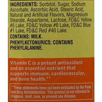 Spring Valley 500 mg Vitamin C Chewable Tablets