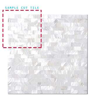 Avant Decor | Mother of Pearl Mosaic Tile | Peel and Stick Kitchen Backsplash Tiles | Stick On Wall ...