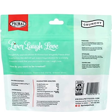 Primal Freeze Dried Dog Treats with Probiotics for Dogs