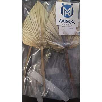 Misa Retail Dried Palm Leaves - Boho Style Decor Essentials