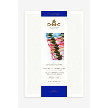 DMC Threaded Color Card - Comprehensive Embroidery Companion