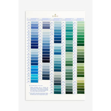 DMC Threaded Color Card - Comprehensive Embroidery Companion