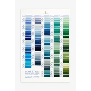 DMC Threaded Color Card - Comprehensive Embroidery Companion