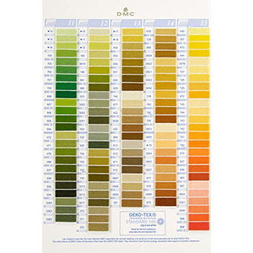 DMC Threaded Color Card - Comprehensive Embroidery Companion