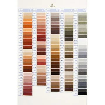 DMC Threaded Color Card - Comprehensive Embroidery Companion