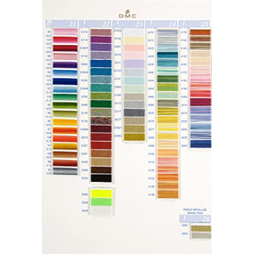 DMC Threaded Color Card - Comprehensive Embroidery Companion