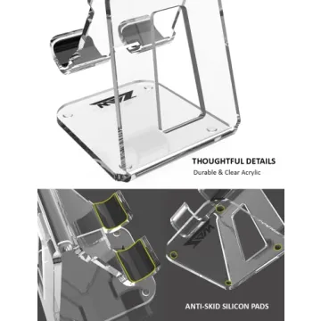 ZAW Acrylic Phone Stand for iPhone 15 and Galaxy