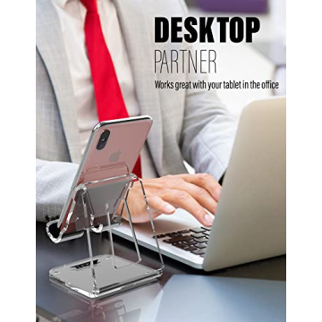 ZAW Acrylic Phone Stand for iPhone 15 and Galaxy