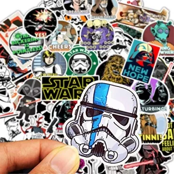 50Pcs Star Wars Stickers for Water Bottles & Laptops