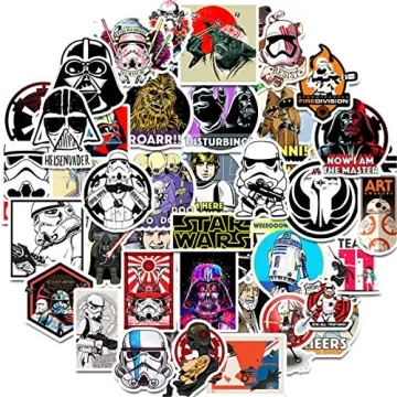 50Pcs Star Wars Stickers for Water Bottles & Laptops