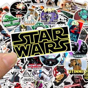 50Pcs Star Wars Stickers for Water Bottles & Laptops