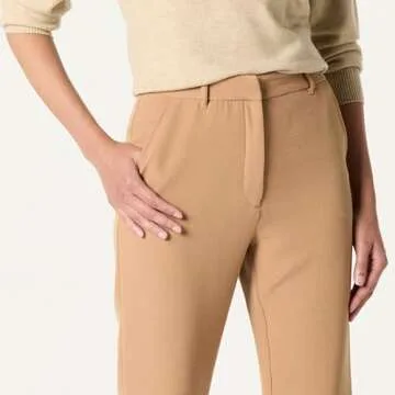 The Drop Women’s Spencer Flare Pant, Camel, XS