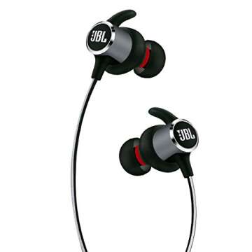 JBL Reflect Mini 2 Wireless in-Ear Sport Headphones with Three-Button Remote and Microphone - Black