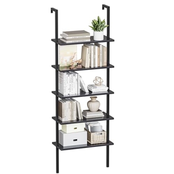 Furmax 5-Tier Wall Mount Shelf Stylish Storage Solution