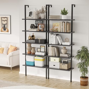 Furmax 5-Tier Wall Mount Shelf Stylish Storage Solution