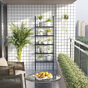 Furmax 5-Tier Wall Mount Shelf Stylish Storage Solution