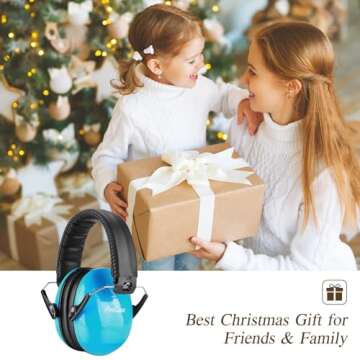 ProCase Noise Cancelling Headphones for Kids Toddler, SNR 27dB Noise Reduction Ear Muffs, Kids Ear Protection for Fireworks Autism, Sensory Headphones for Autistic Kids -Blue