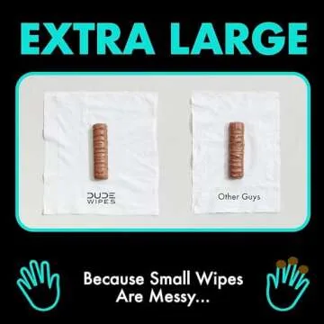 DUDE Wipes Conversation Hearts Candy Gift For Him Bundle With 1 Pack 48 Flushable Wipes Mint Chill - Valentines Day Gift for Him - Sewer & Septic Safe