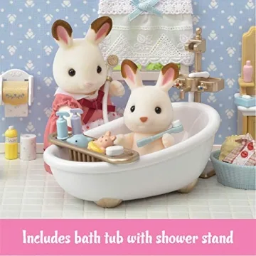 Calico Critters Country Bathroom Set Quality Dollhouse Toy