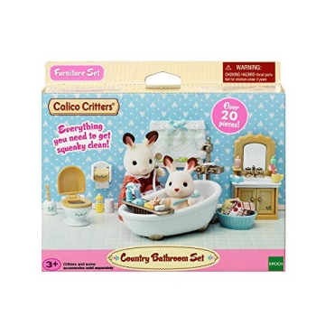 Calico Critters Country Bathroom Set Quality Dollhouse Toy