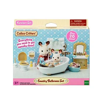Calico Critters Country Bathroom Set Quality Dollhouse Toy