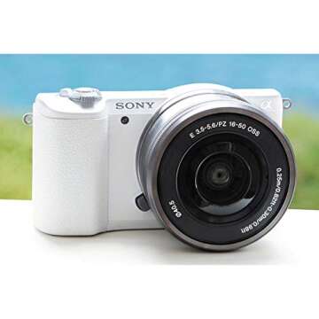 Sony a5100 16-50mm Mirrorless Digital Camera with 3-Inch Flip Up LCD (White)