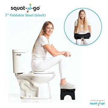 SQUAT-N-GO Folding Squatting Stool for Travel and Home