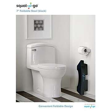 SQUAT-N-GO Folding Squatting Stool for Travel and Home