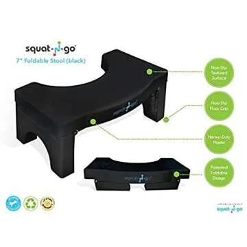 SQUAT-N-GO Folding Squatting Stool for Travel and Home