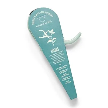 Stylish Modern Sprout Pruning Shears for Garden & Herbs