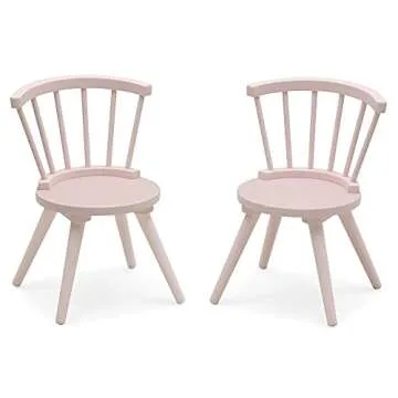 Delta Children Windsor 2-Piece Chair Set, Blush Pink